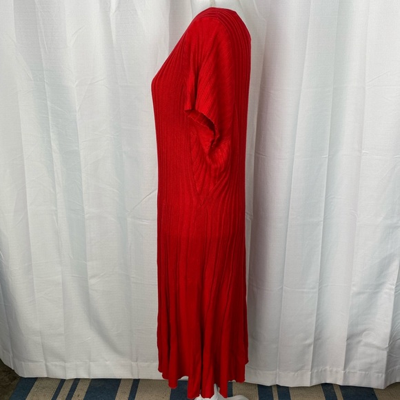 Torrid Red Ribbed Knit Sweater Dress Size 3X - Picture 6 of 8